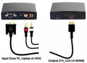 Bộ chuyển đổi VGA+Audio sang HDMI (PC/Laptop sang TV)