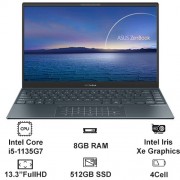 Laptop Asus Zenbook UX325EA-KG363T Intel Core i5-1135G7/8GB/512GB SSD PCIe/13.3 FHD/Alu/WF6/Túi/Win10/Gray